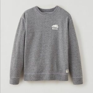 Roots Original Boyfriend Crew Sweatshirt Salt & Pepper